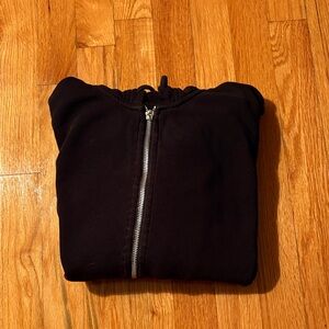 Black Zip-Up Hoodie